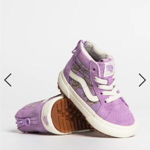 Sk8-Hi MTE-1  Vans Purple Floral High-Top Sneakers